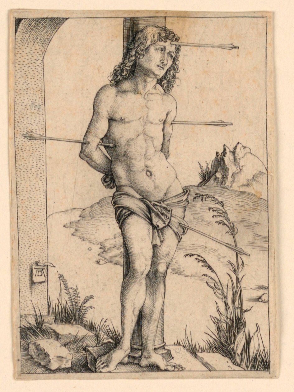 Św. Sebastian w Kolumnie autorstwa Albrecht Dürer