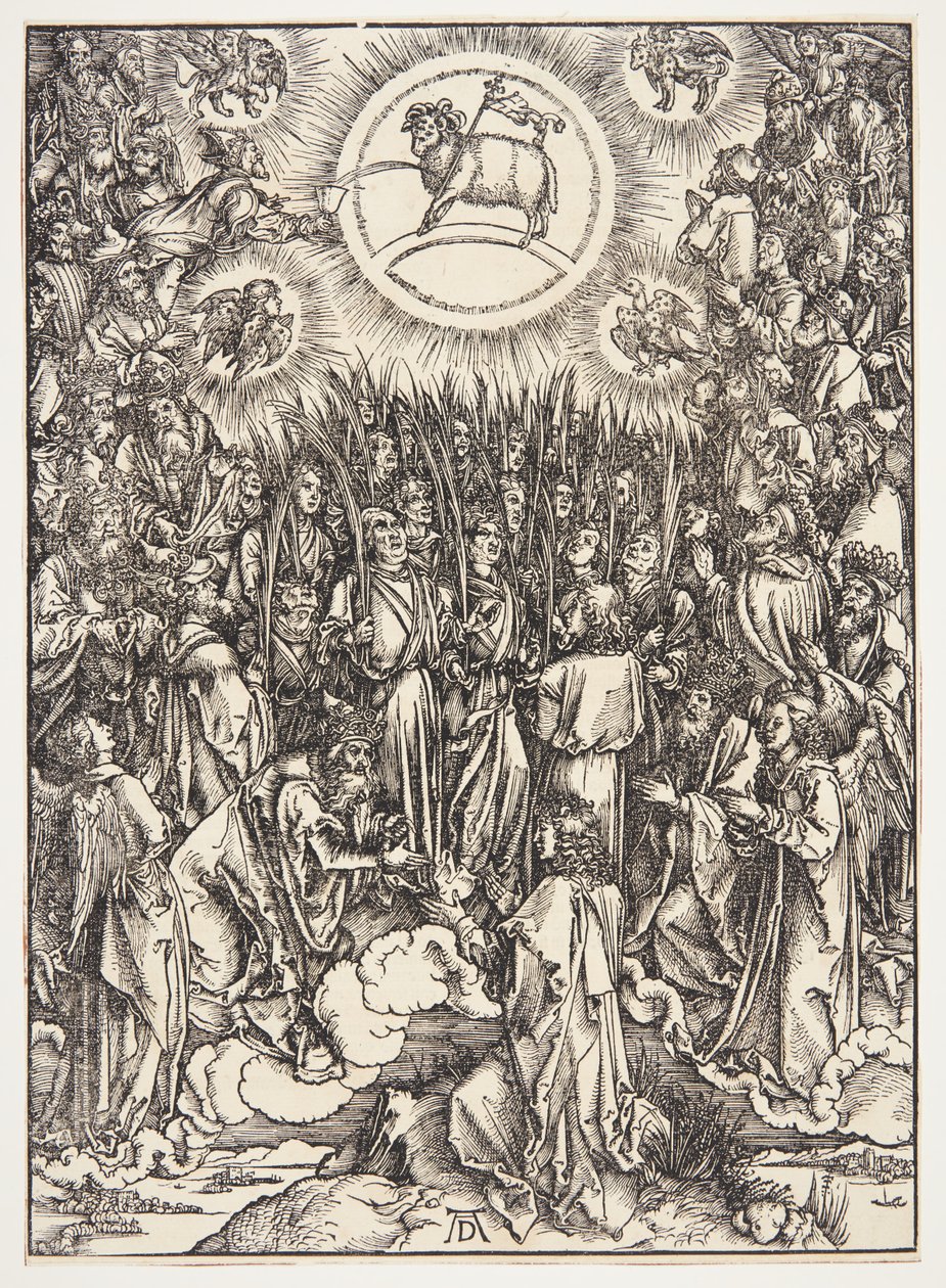 Adoracja Baranka autorstwa Albrecht Dürer