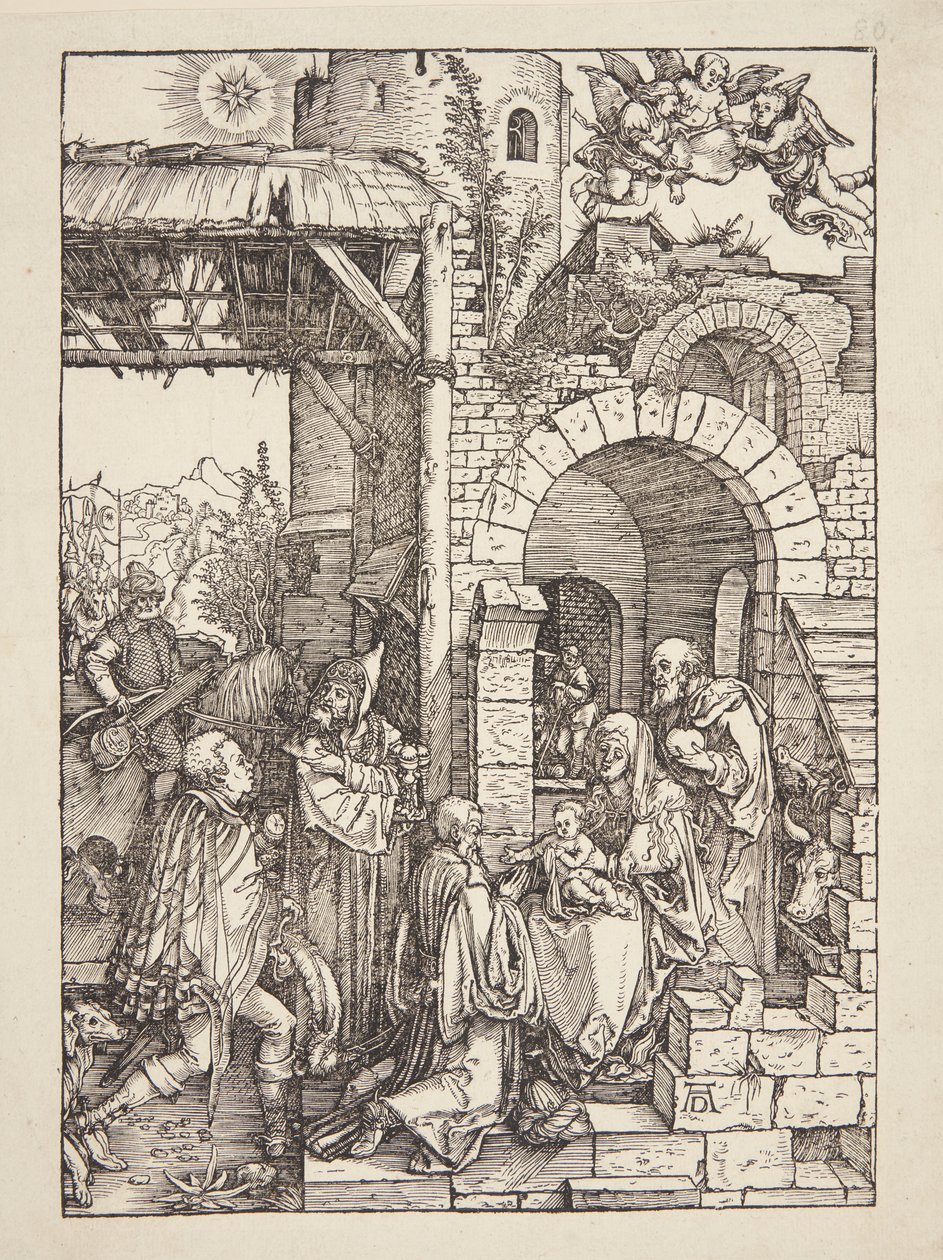 Pokłon Trzech Króli autorstwa Albrecht Dürer