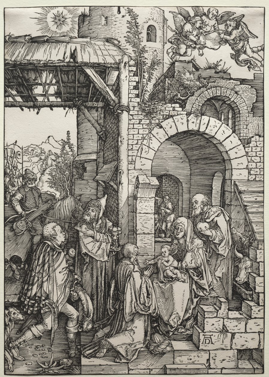 Pokłon Trzech Króli autorstwa Albrecht Dürer