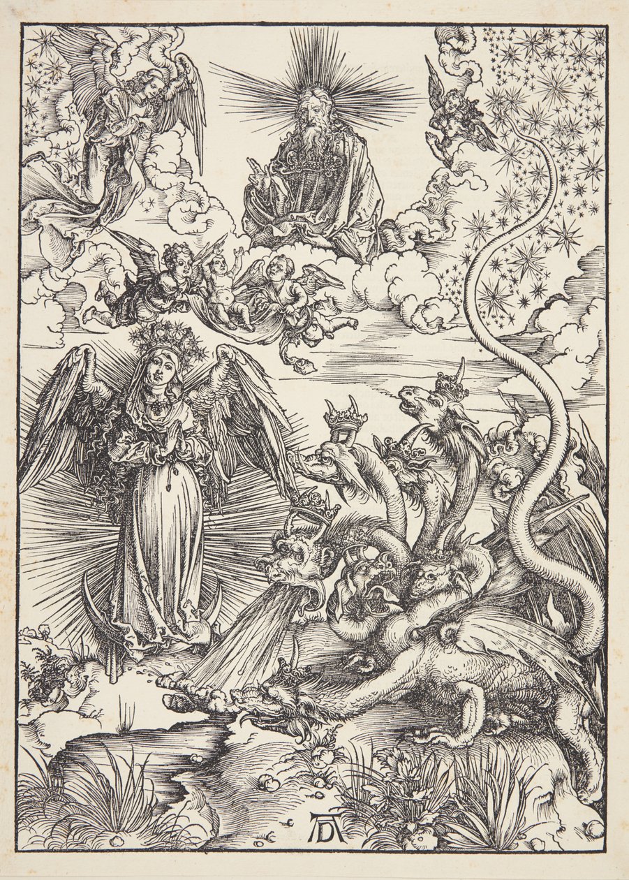 Apokaliptyczna kobieta autorstwa Albrecht Dürer