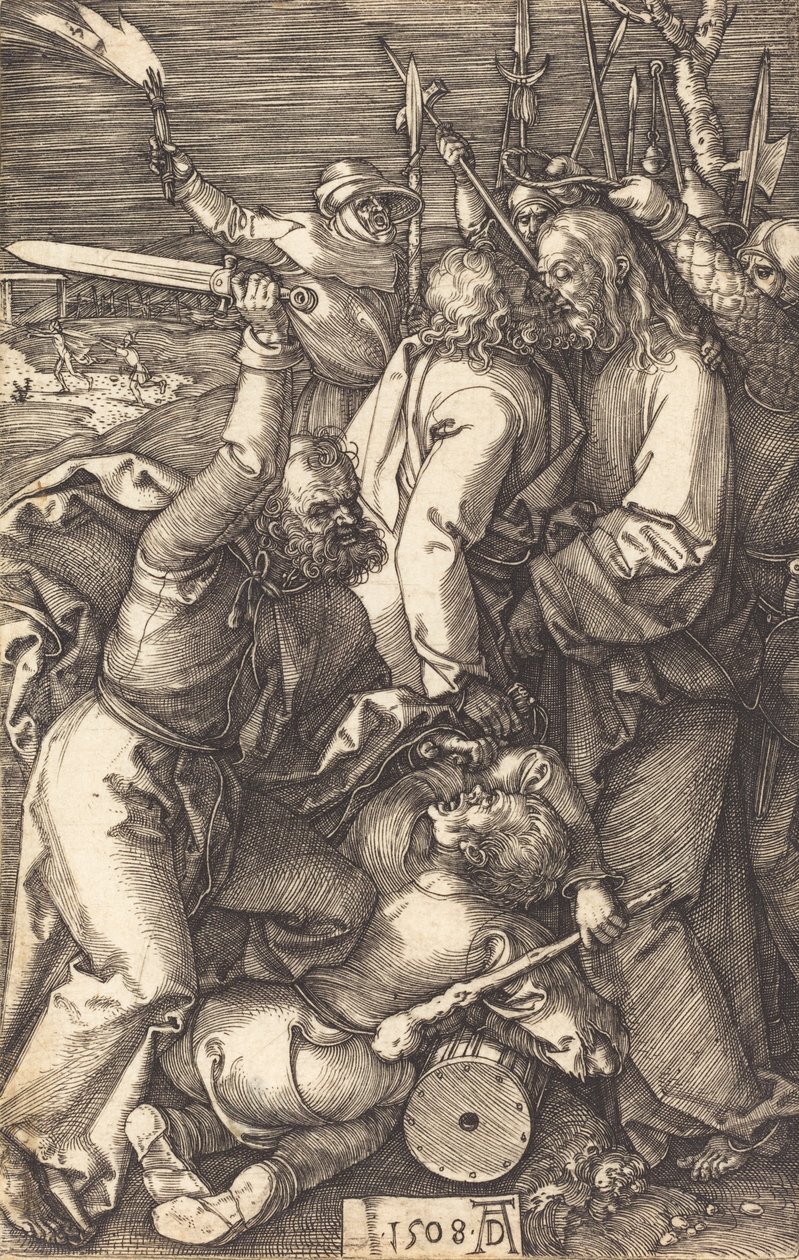 Zdrada Chrystusa, 1508. autorstwa Albrecht Dürer