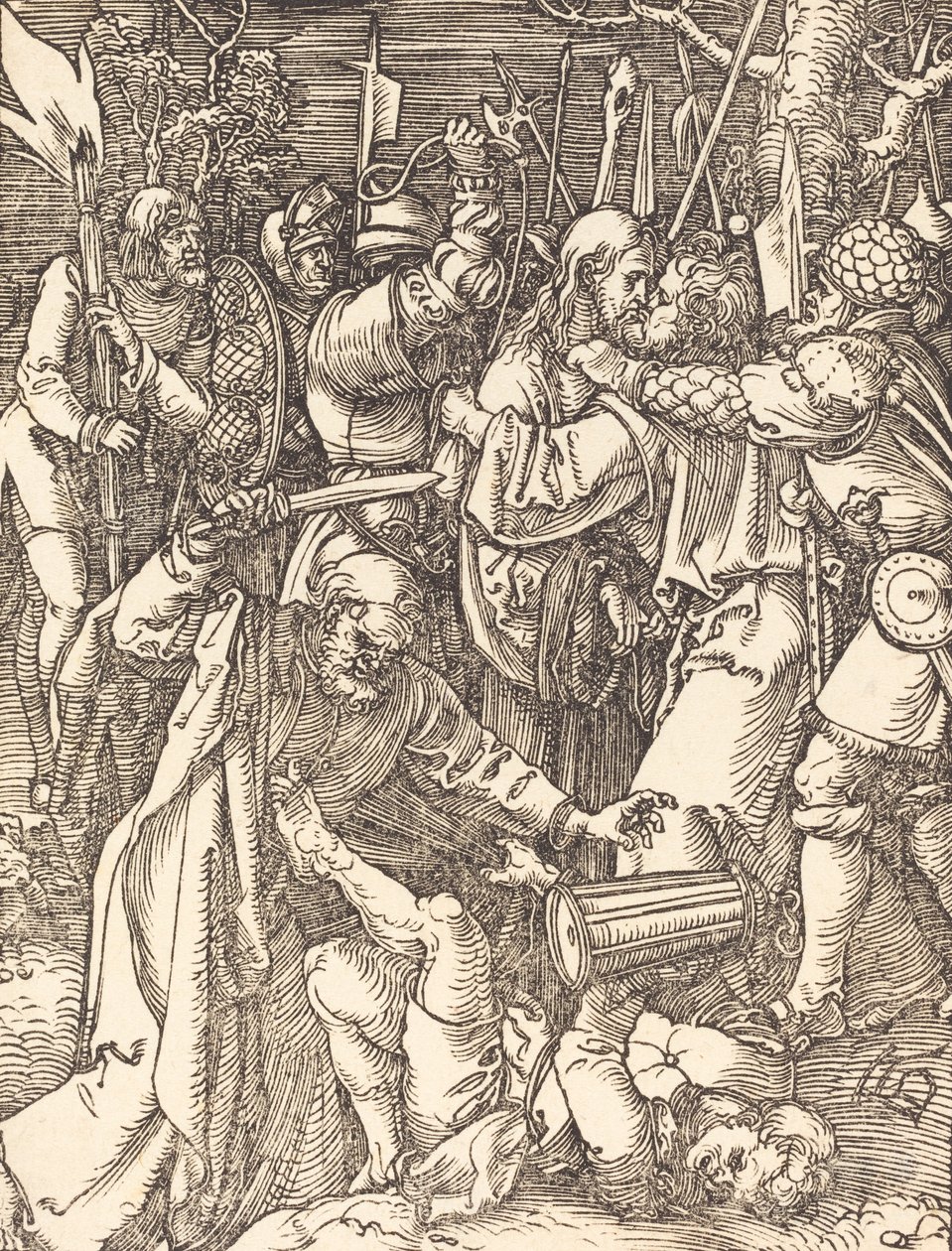Zdrada Chrystusa, prawdopodobnie ok. 15091510. autorstwa Albrecht Dürer