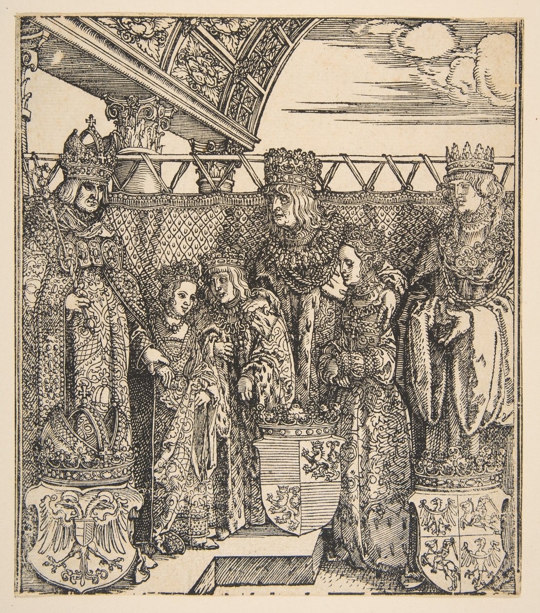 Kongres Książąt w Wiedniu.n.d. autorstwa Albrecht Dürer