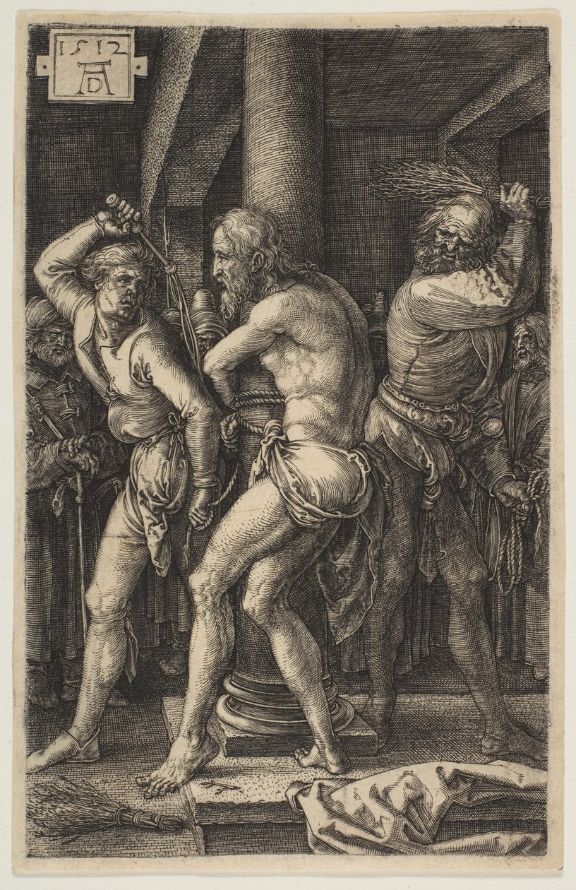 Biczowanie z „Pasji”, 1512. autorstwa Albrecht Dürer