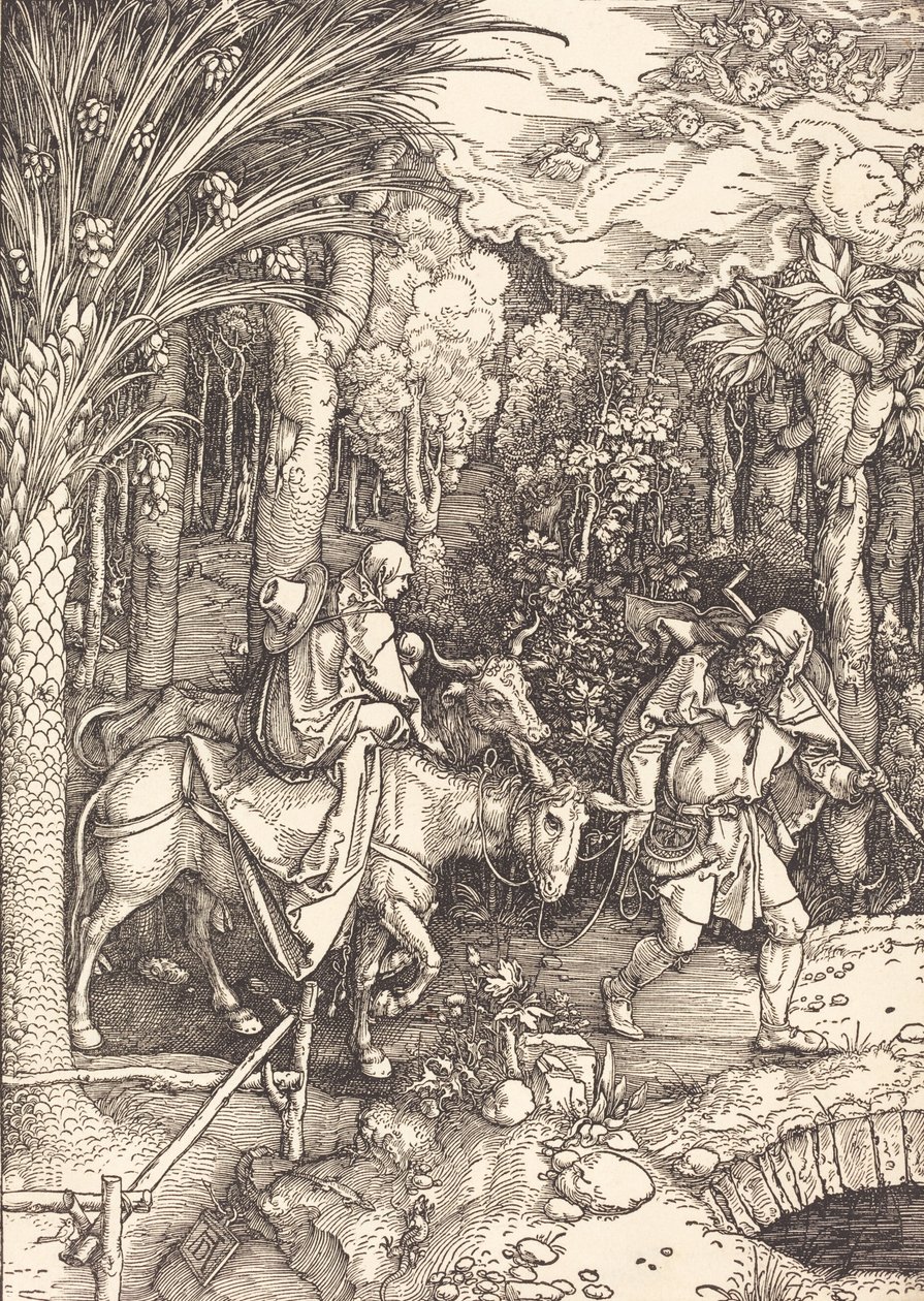 Ucieczka do Egiptu, c. 1504. autorstwa Albrecht Dürer