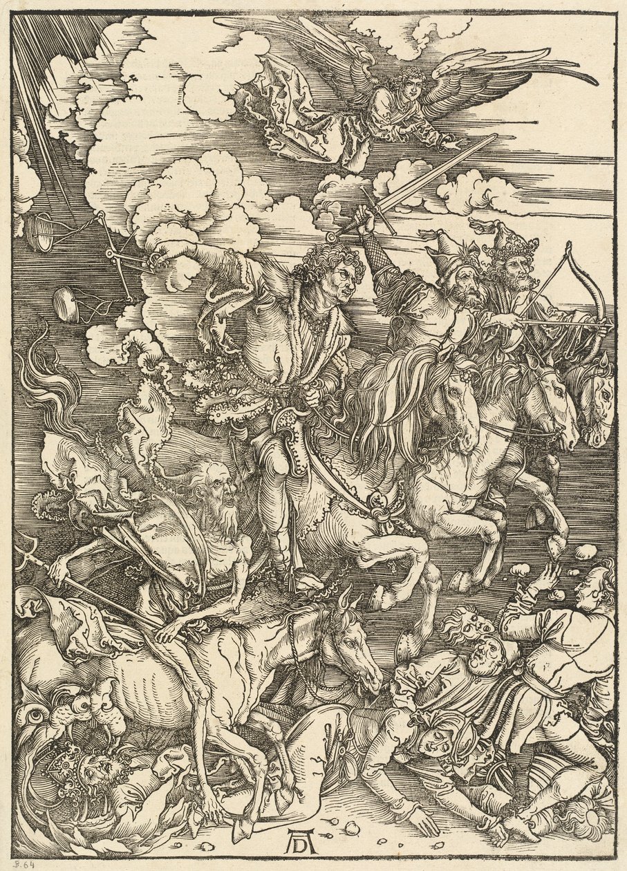 Czterej Jeźdźcy autorstwa Albrecht Dürer