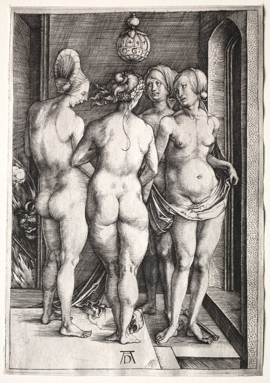 Cztery czarownice (cztery nagie kobiety) autorstwa Albrecht Dürer