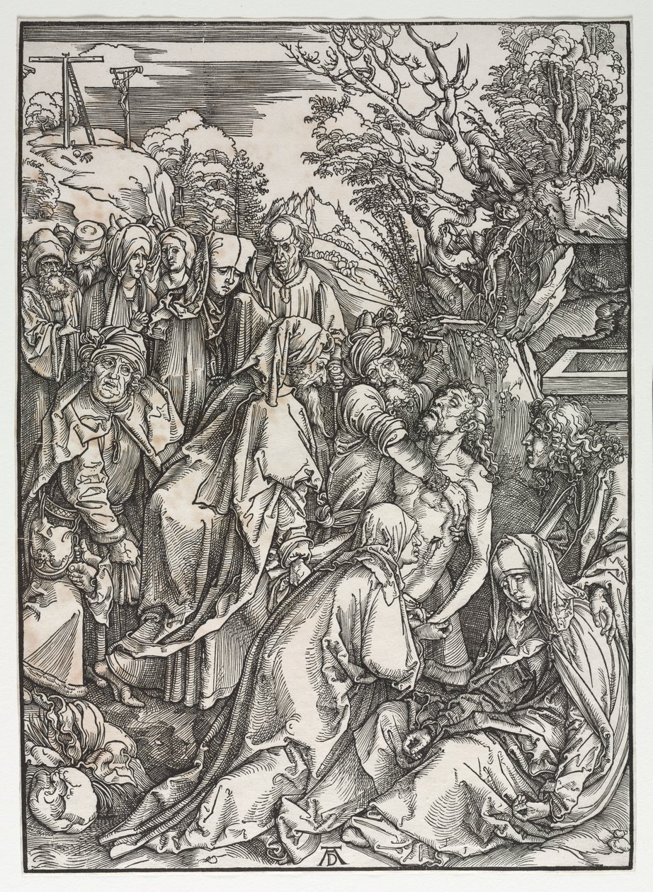 Wielka pasja: depozycja. autorstwa Albrecht Dürer