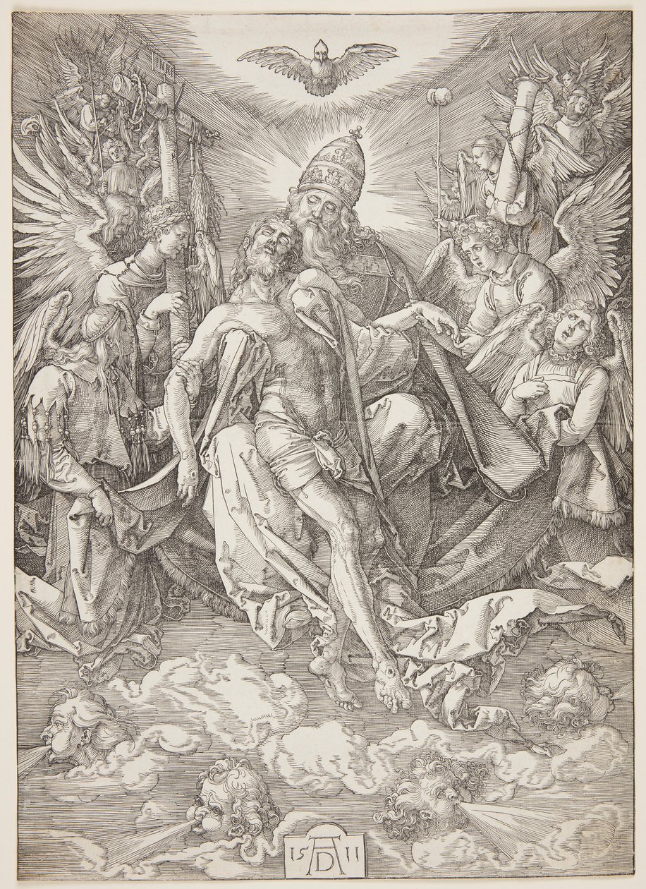 Święta trójca autorstwa Albrecht Dürer