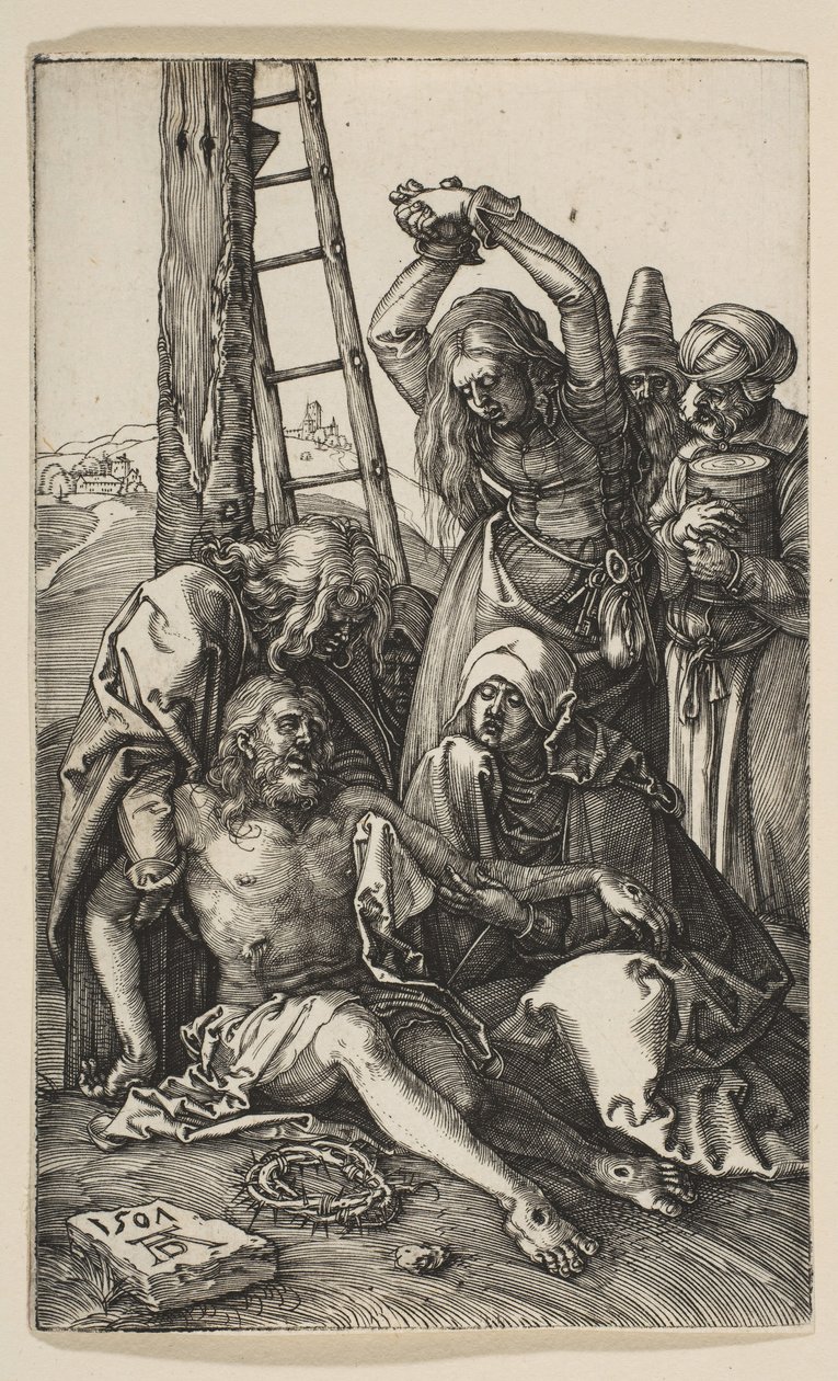 Lamentacja, z Męki Pańskiej, 1507. autorstwa Albrecht Dürer