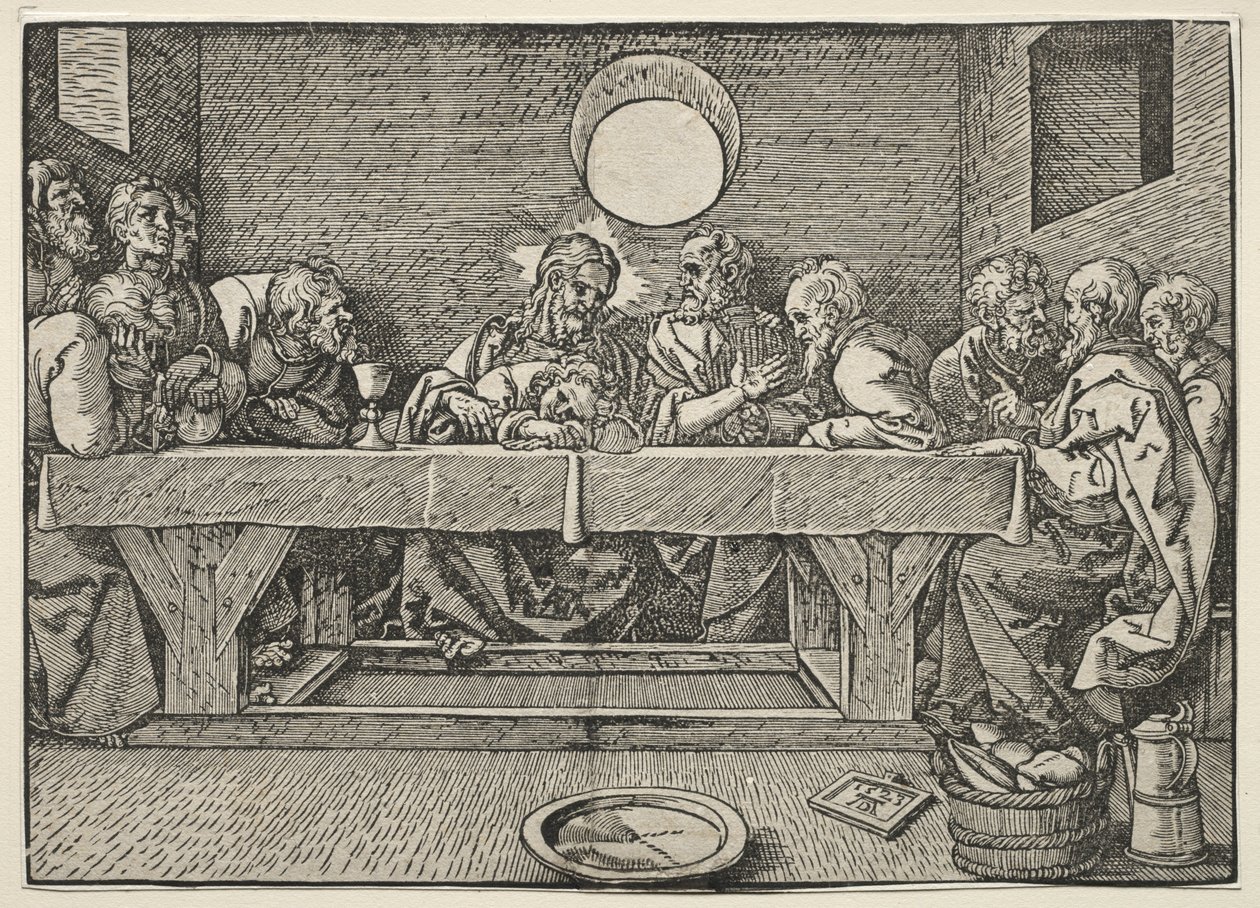 Ostatnia Wieczerza, 1523. autorstwa Albrecht Dürer