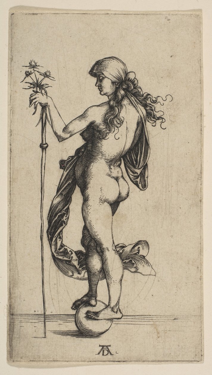 Mała fortuna, 1495-96. autorstwa Albrecht Dürer