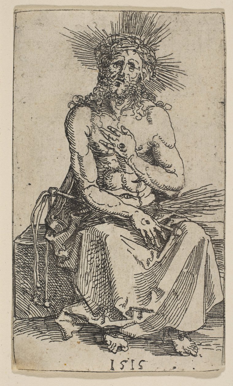 Mąż boleści, 1515. autorstwa Albrecht Dürer