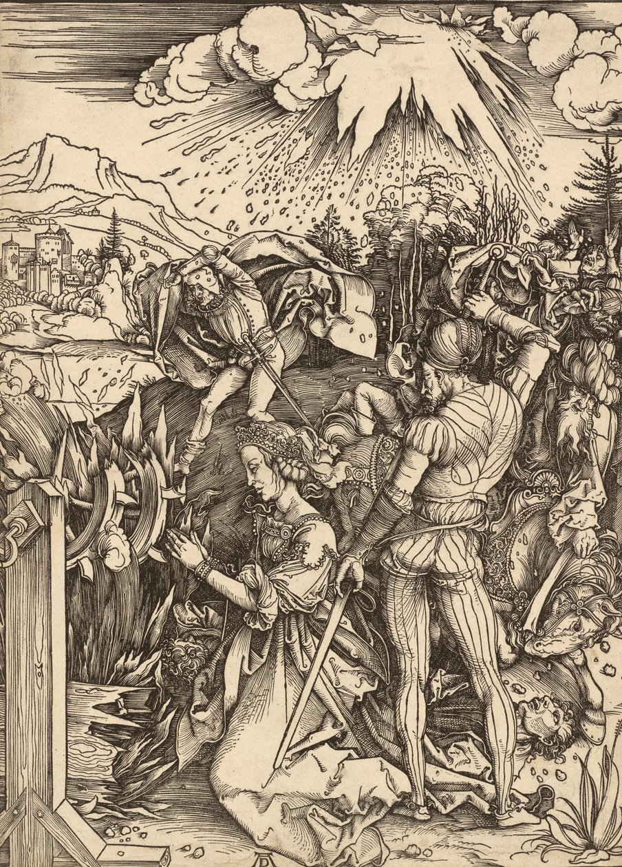 Męczeństwo św. Katarzyny, ok. 1930 14971499. autorstwa Albrecht Dürer
