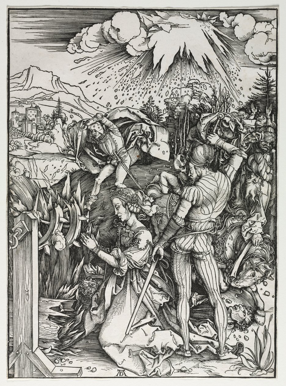 Męczeństwo św. Katarzyny Aleksandryjskiej autorstwa Albrecht Dürer