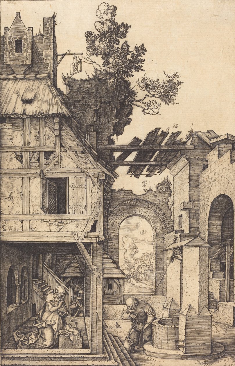 Narodzenia, 1504. autorstwa Albrecht Dürer