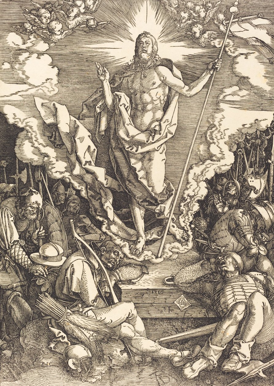 Zmartwychwstanie, 1510. autorstwa Albrecht Dürer