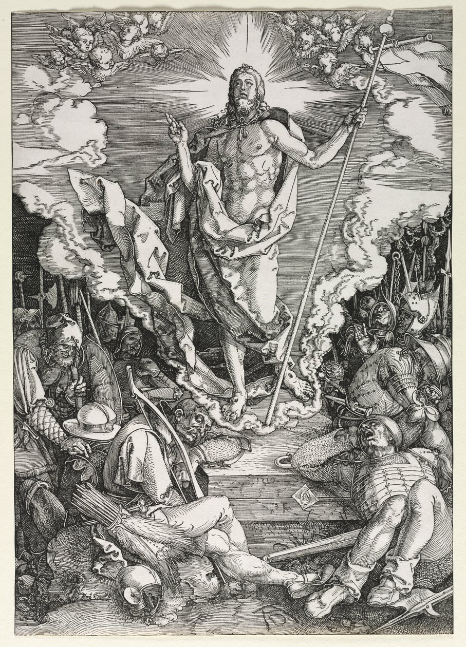 Zmartwychwstanie, 1510. autorstwa Albrecht Dürer