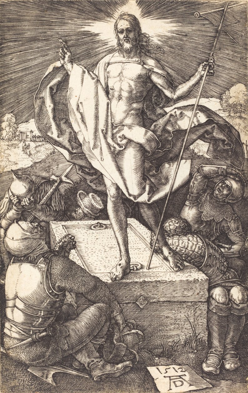 Zmartwychwstanie, 1512. autorstwa Albrecht Dürer