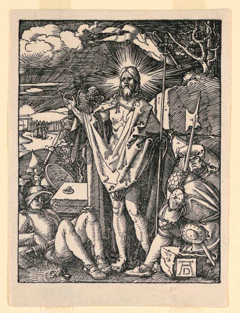 Zmartwychwstanie, z serii Mała pasja autorstwa Albrecht Dürer