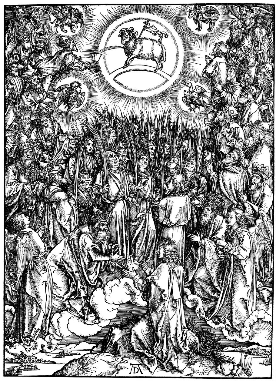 Apokalipsa św. Jana, ok. 1498 r. autorstwa Albrecht Dürer