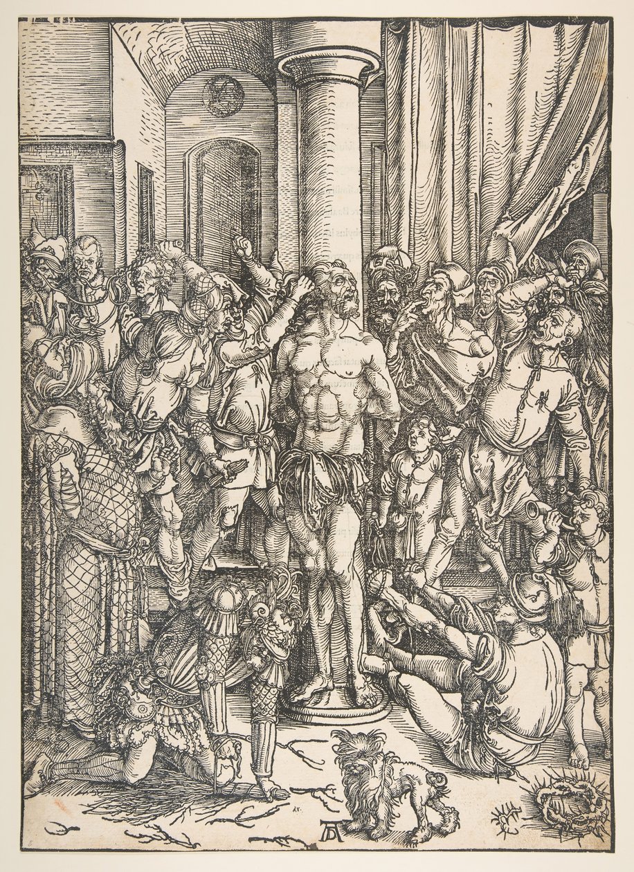 Biczowanie Chrystusa. autorstwa Albrecht Dürer