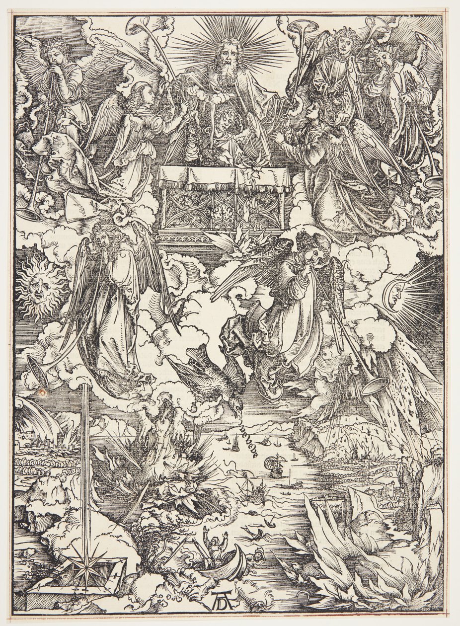 Siedem trąb autorstwa Albrecht Dürer
