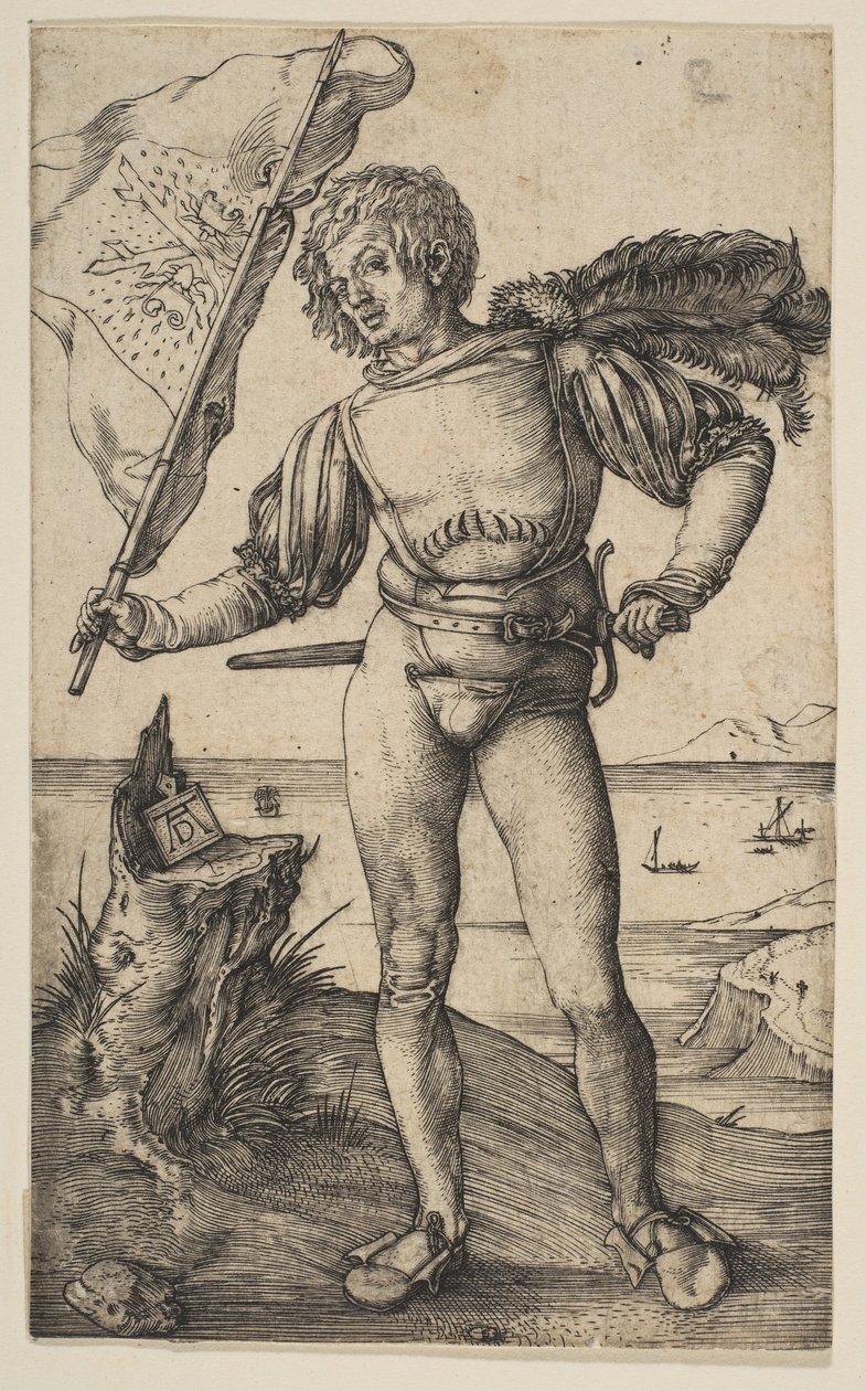 Chorąży, ca. 1501. autorstwa Albrecht Dürer