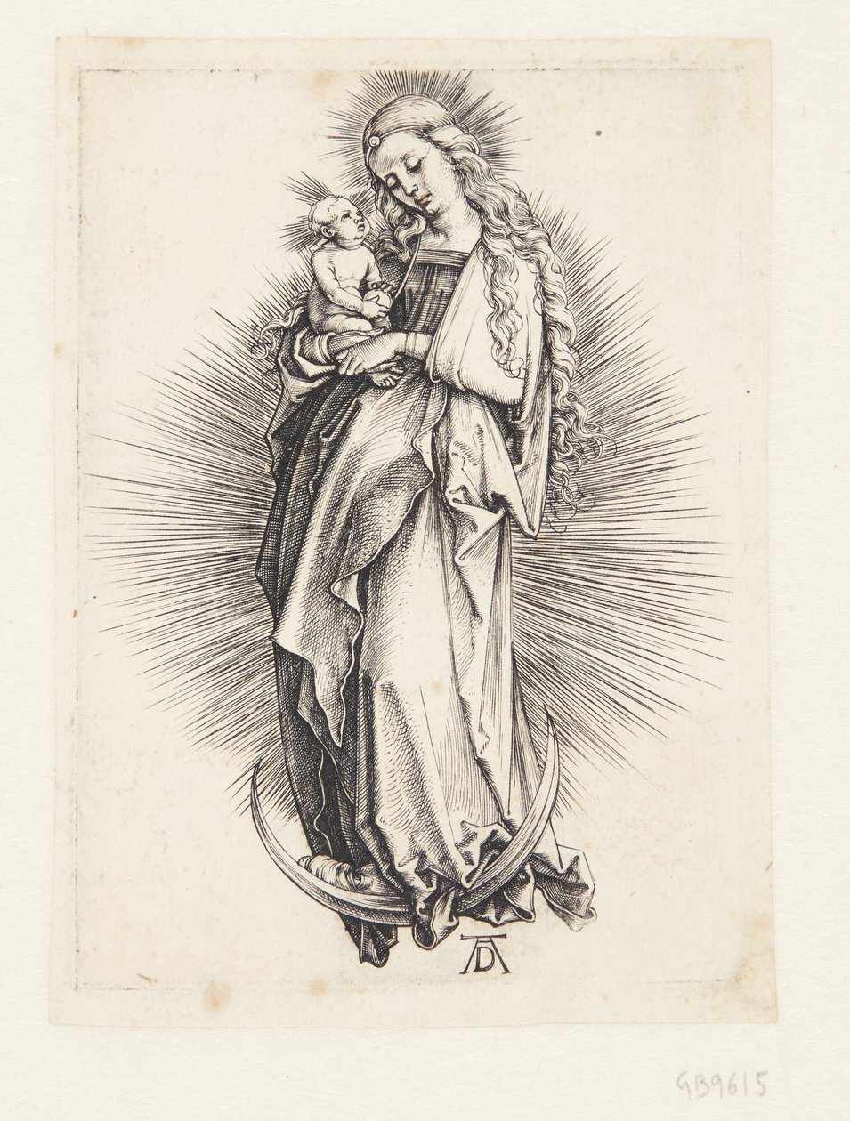 Dziewica na półksiężycu autorstwa Albrecht Dürer