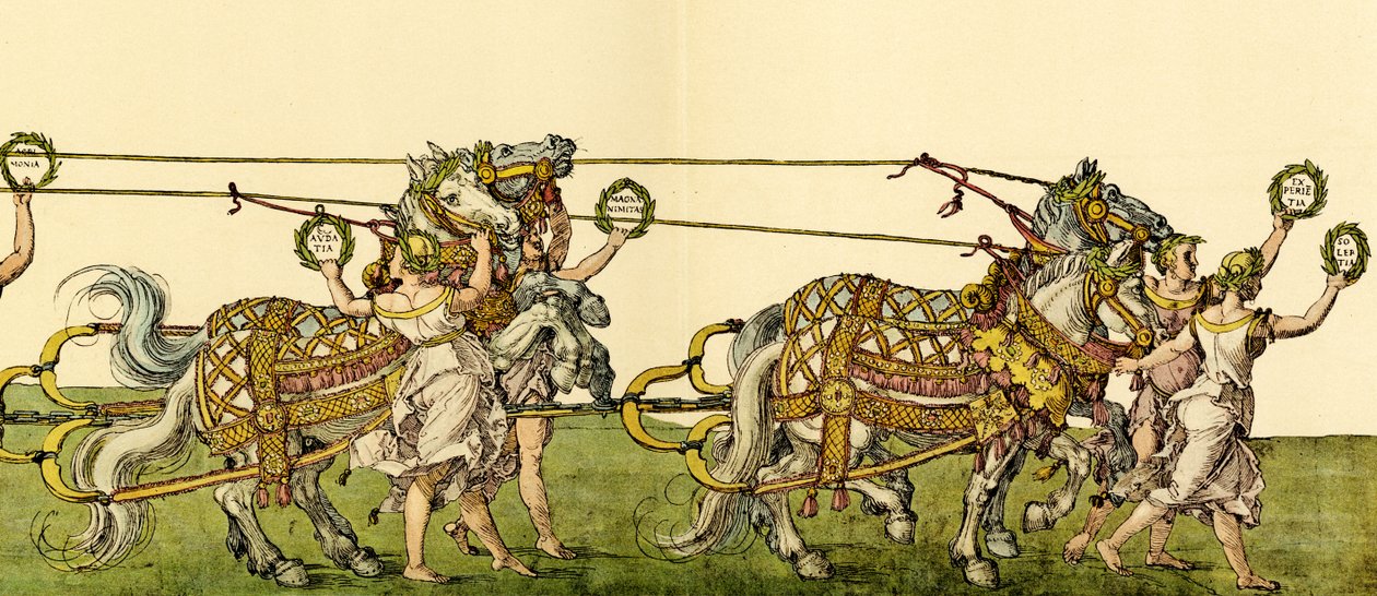 Rydwan triumfalny autorstwa Albrecht Dürer