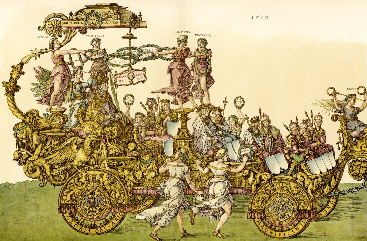 Rydwan triumfalny autorstwa Albrecht Dürer