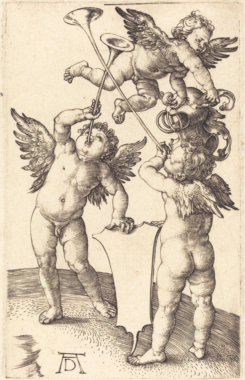 Trzech geniuszy autorstwa Albrecht Dürer