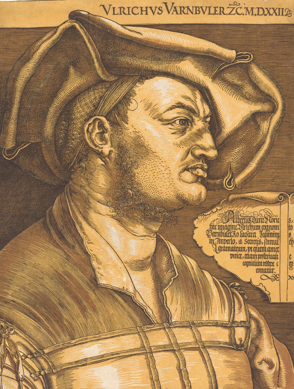 Ulrich Varnbüler, 1522 opublikowany ok. 1620. autorstwa Albrecht Dürer