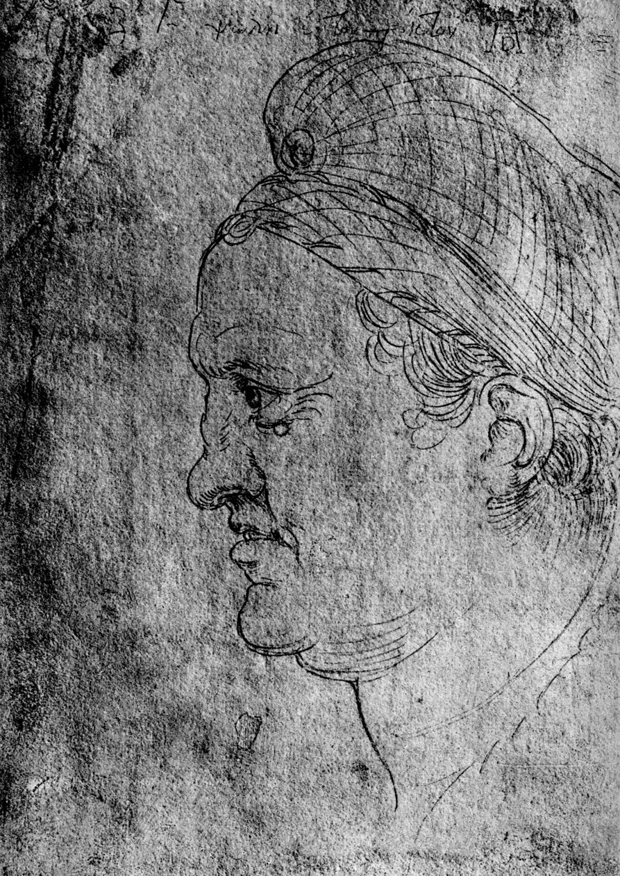Willibald Pirckheimer, 1503, 1936 autorstwa Albrecht Dürer