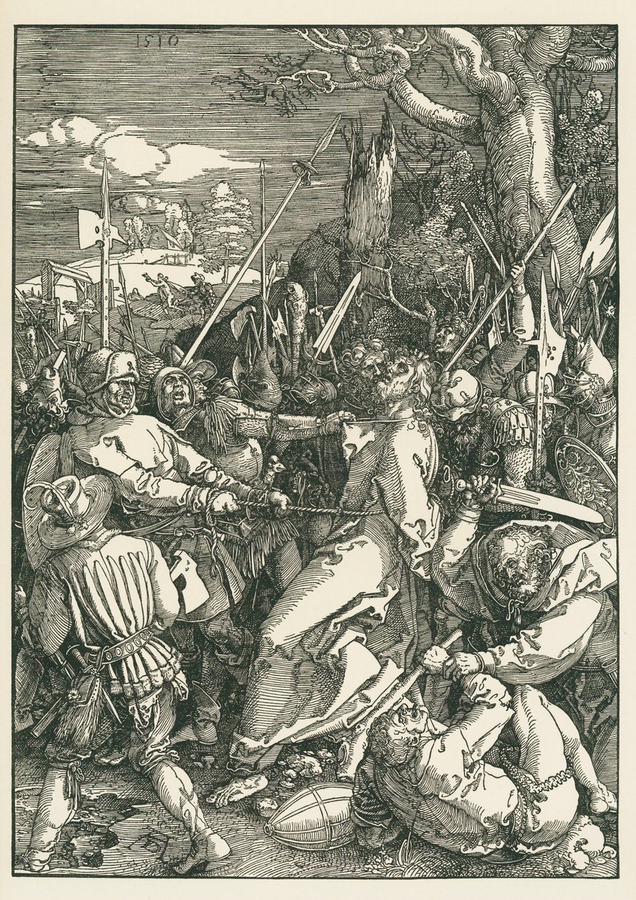 Chrystus wzięty do niewoli autorstwa Albrecht Dürer or Duerer