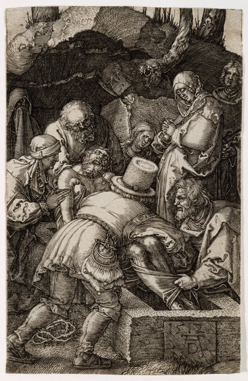 Złożenie do grobu autorstwa Albrecht Dürer