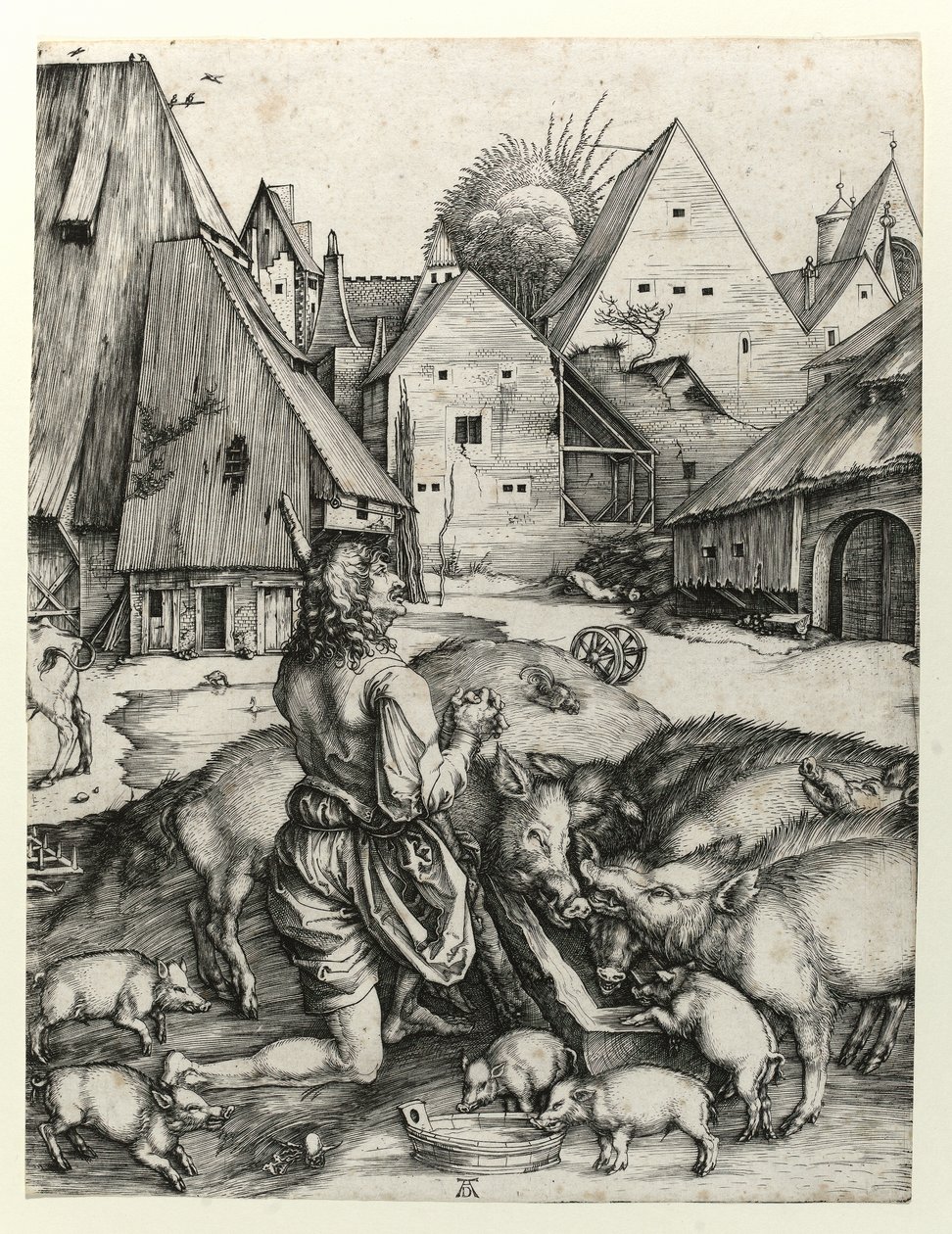 Syn marnotrawny autorstwa Albrecht Dürer