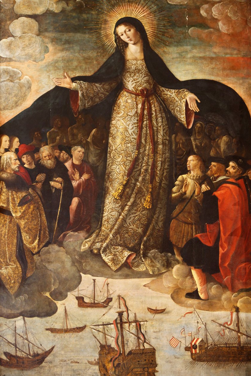 Ołtarz Madonny Mareante (fragment) autorstwa Alejo Fernandez