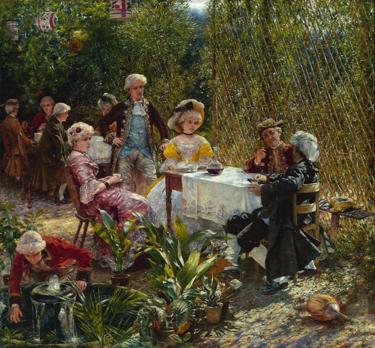 W altanie autorstwa Aleksander Gierymski