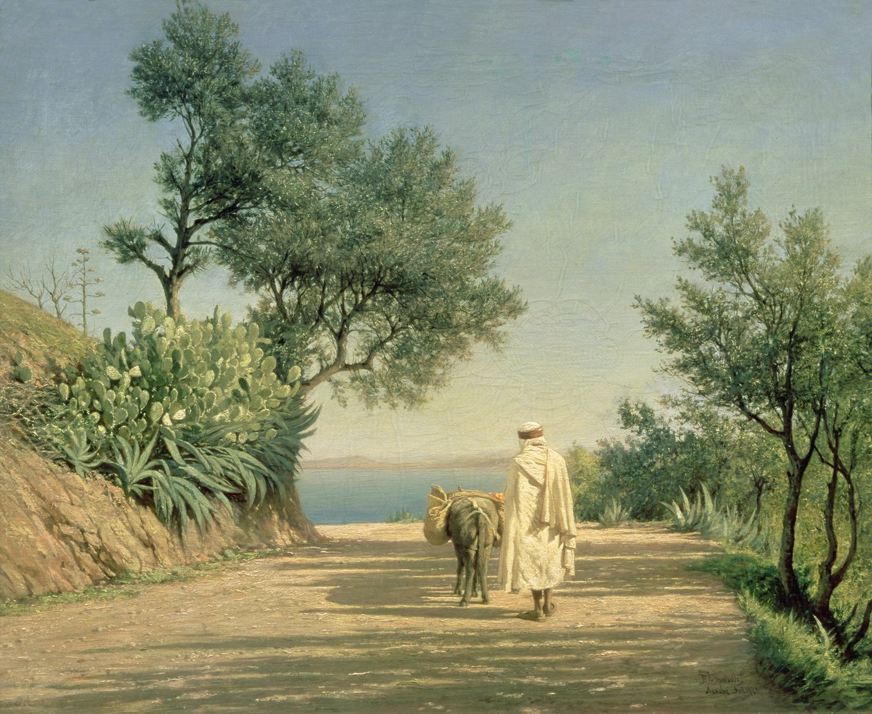 Droga do morza, Algieria, 1883 autorstwa Aleksandr Pavlovich Bryullov