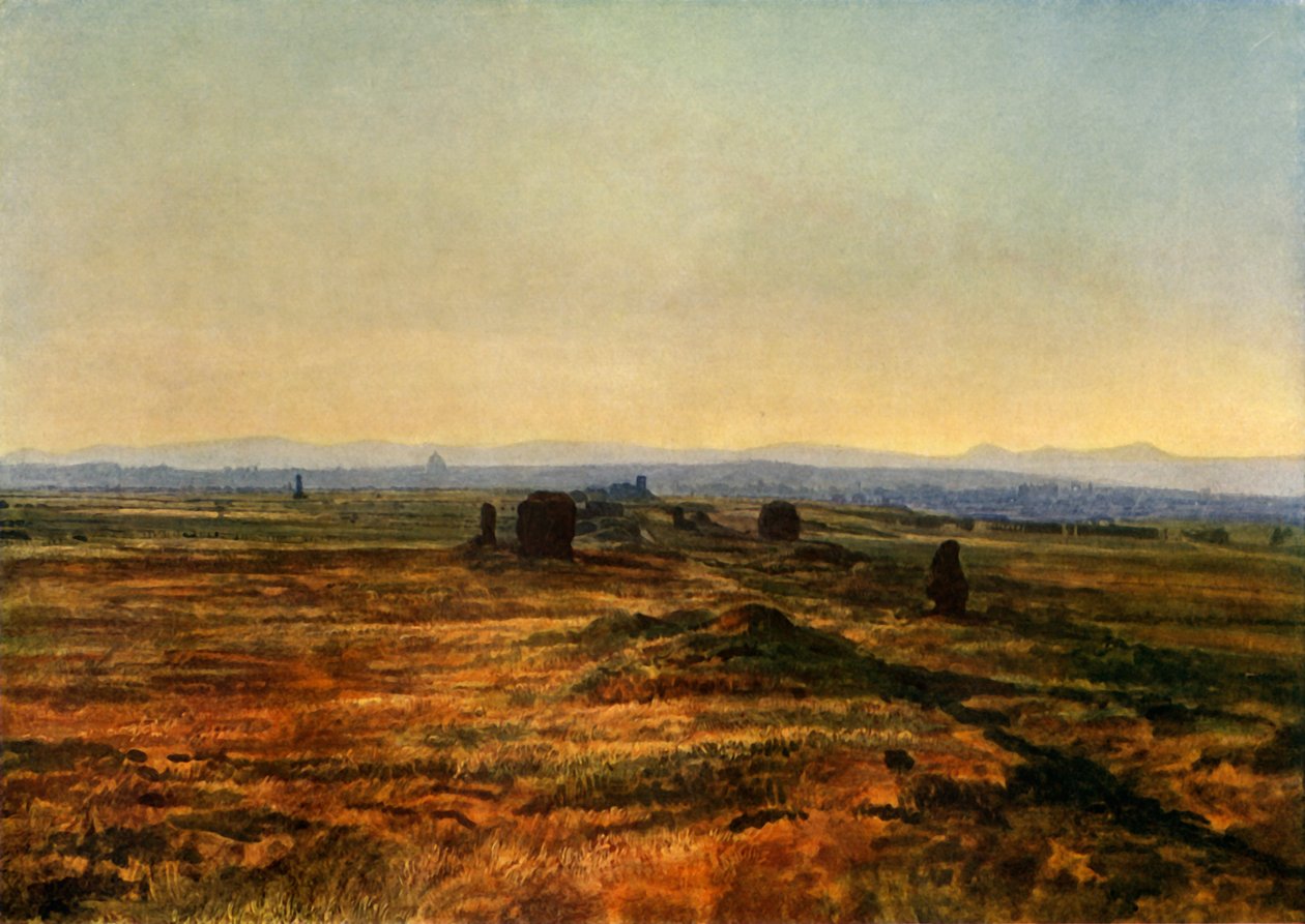 Droga Appijska o zachodzie słońca, 1845, 1965. autorstwa Aleksandr Ivanov