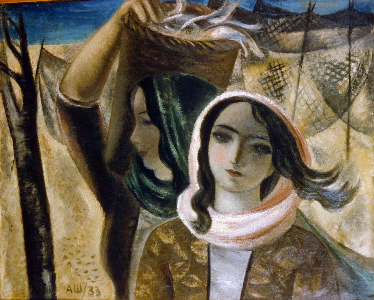 „Rybaczki”, 1933. autorstwa Aleksandr Shevchenko