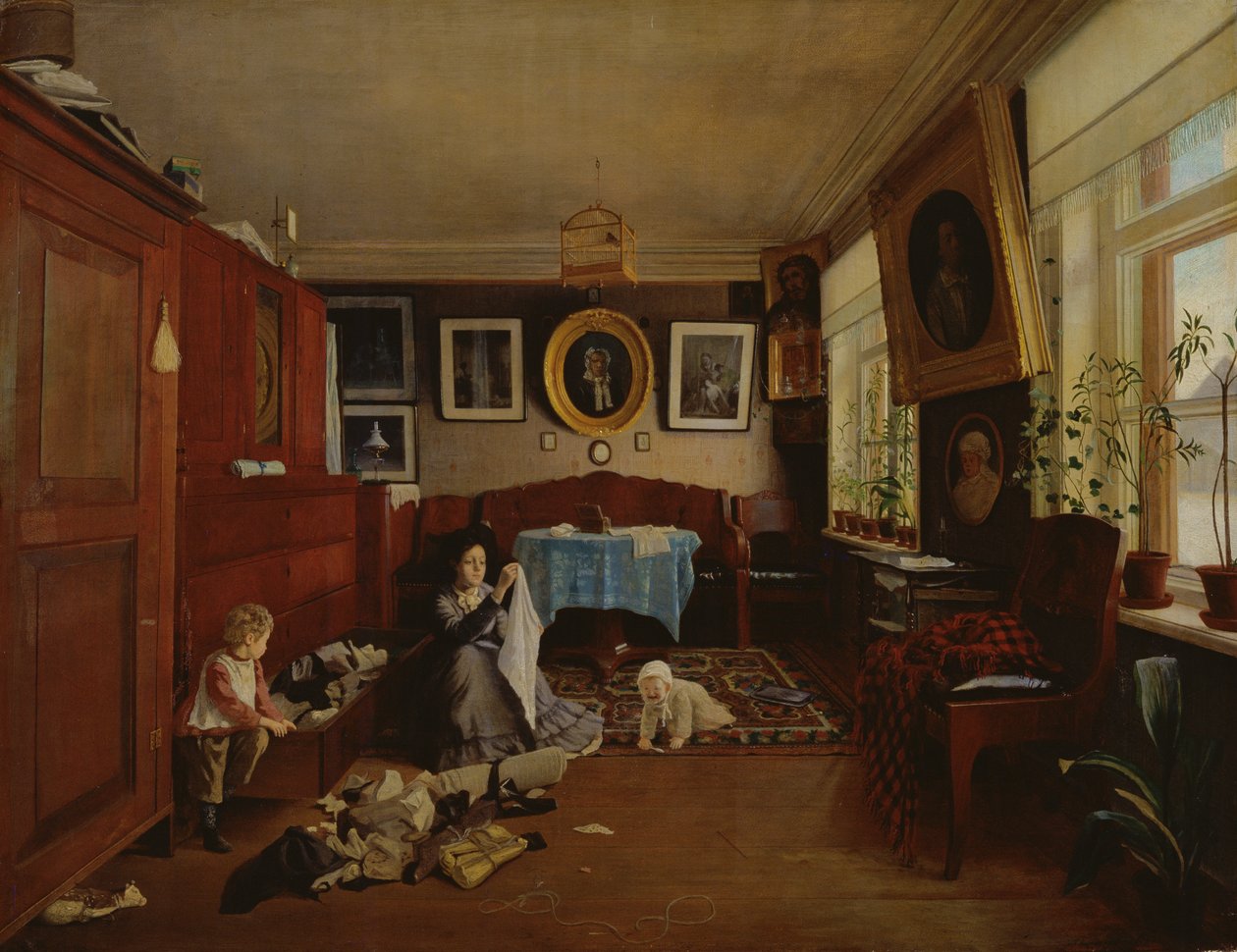 Wnętrze, 1879 autorstwa Aleksei Alekseevich Bobrov