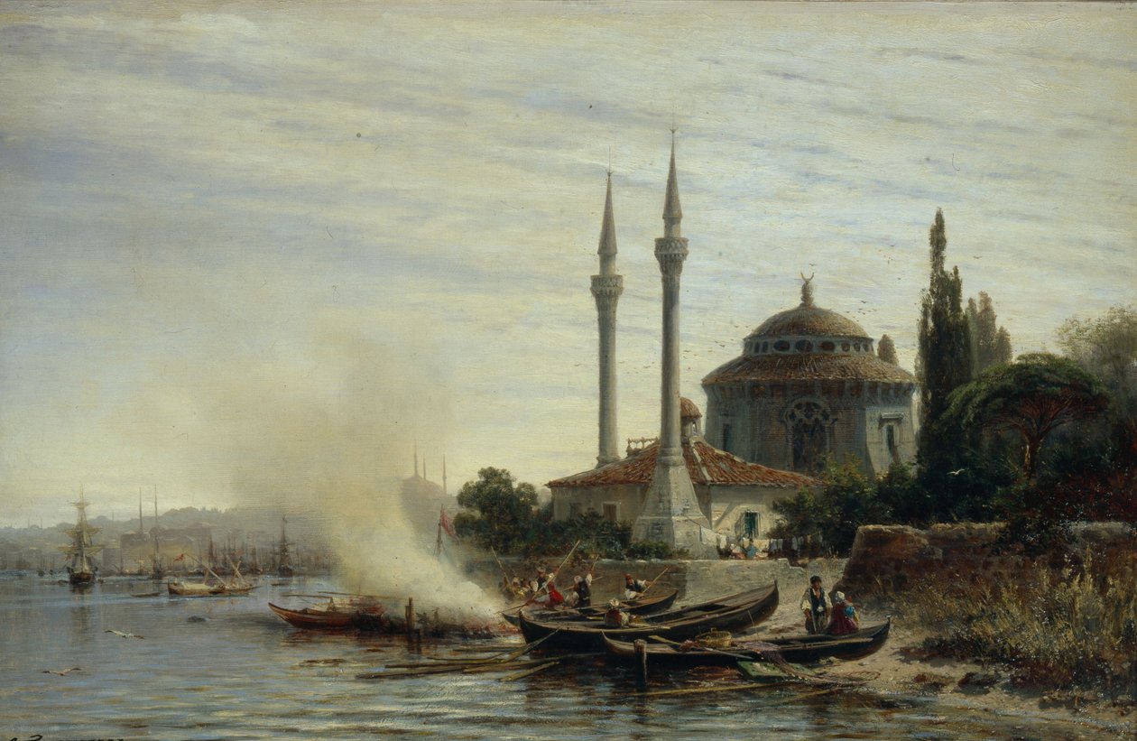 Złoty Róg. Konstantynopol, 1864 autorstwa Aleksei Petrovich Bogolyubov