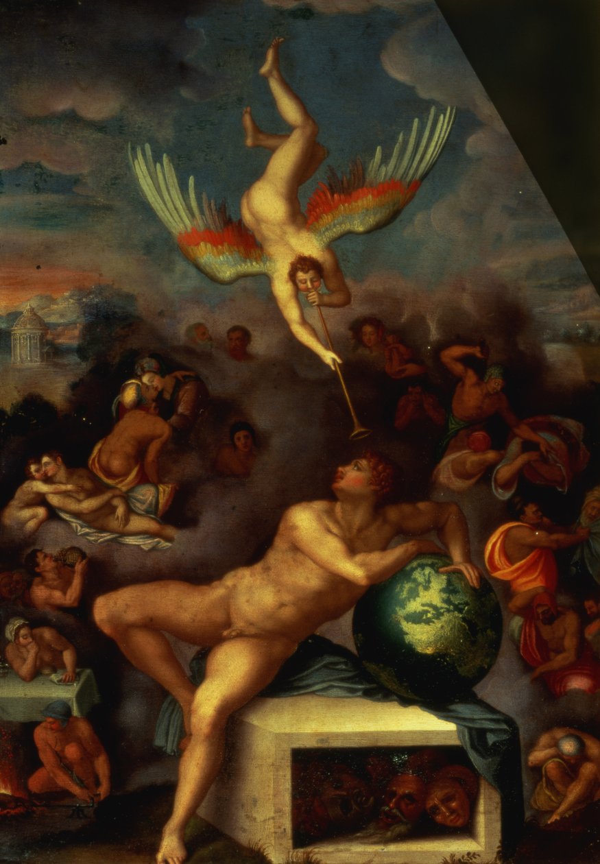 Alegoria Życia (olej na miedzi) autorstwa Alessandro Allori