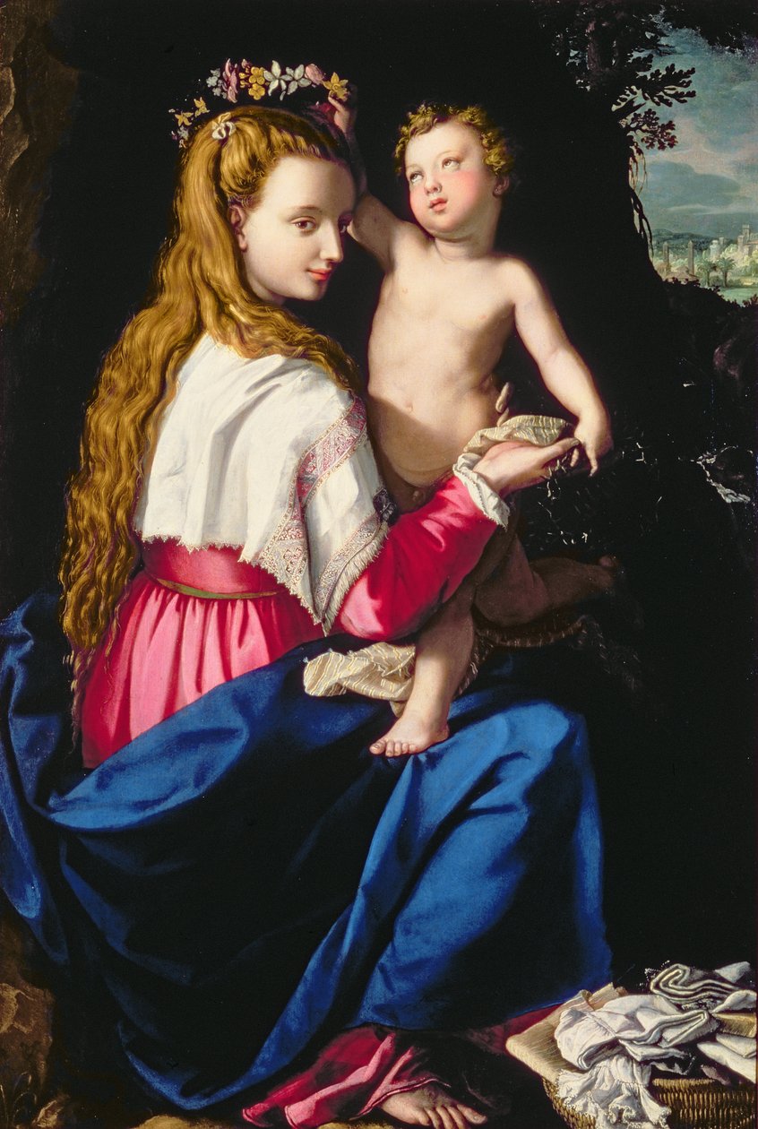 Madonna z Dzieciątkiem autorstwa Alessandro Allori