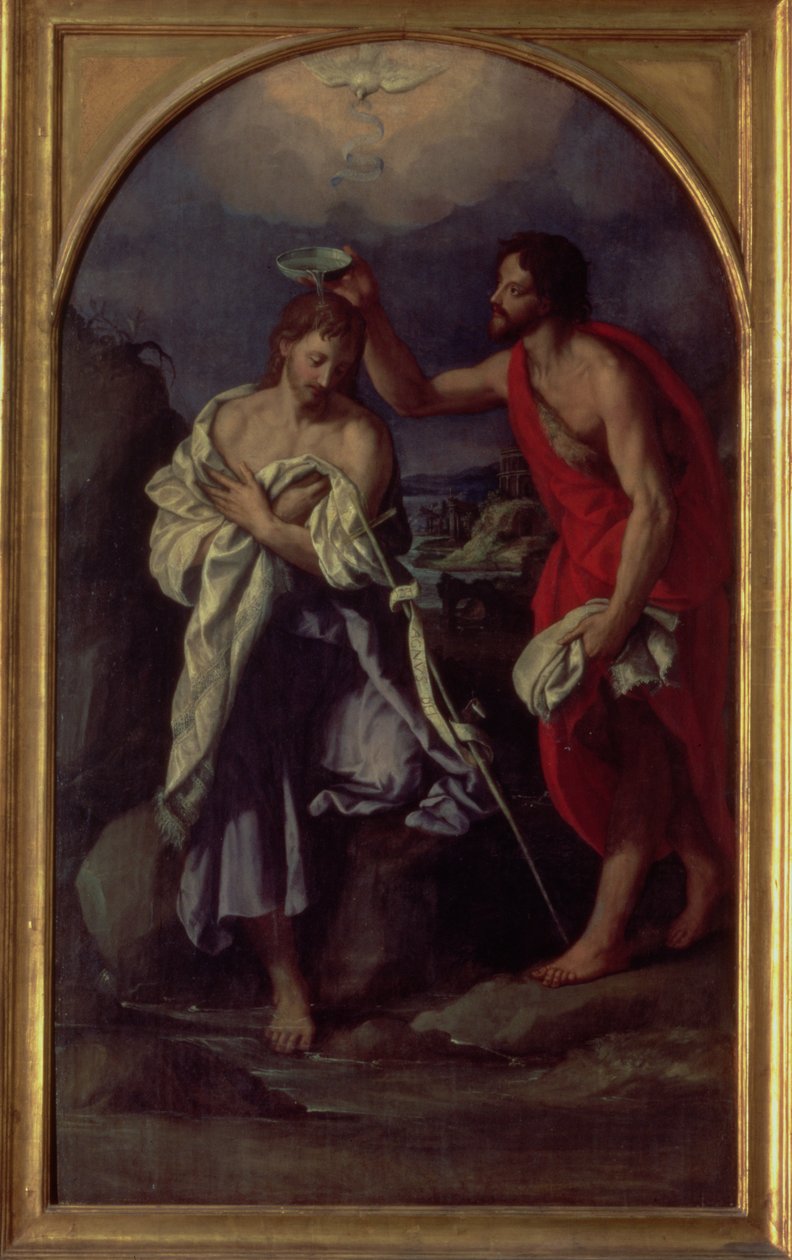 Chrzest Chrystusa autorstwa Alessandro Allori