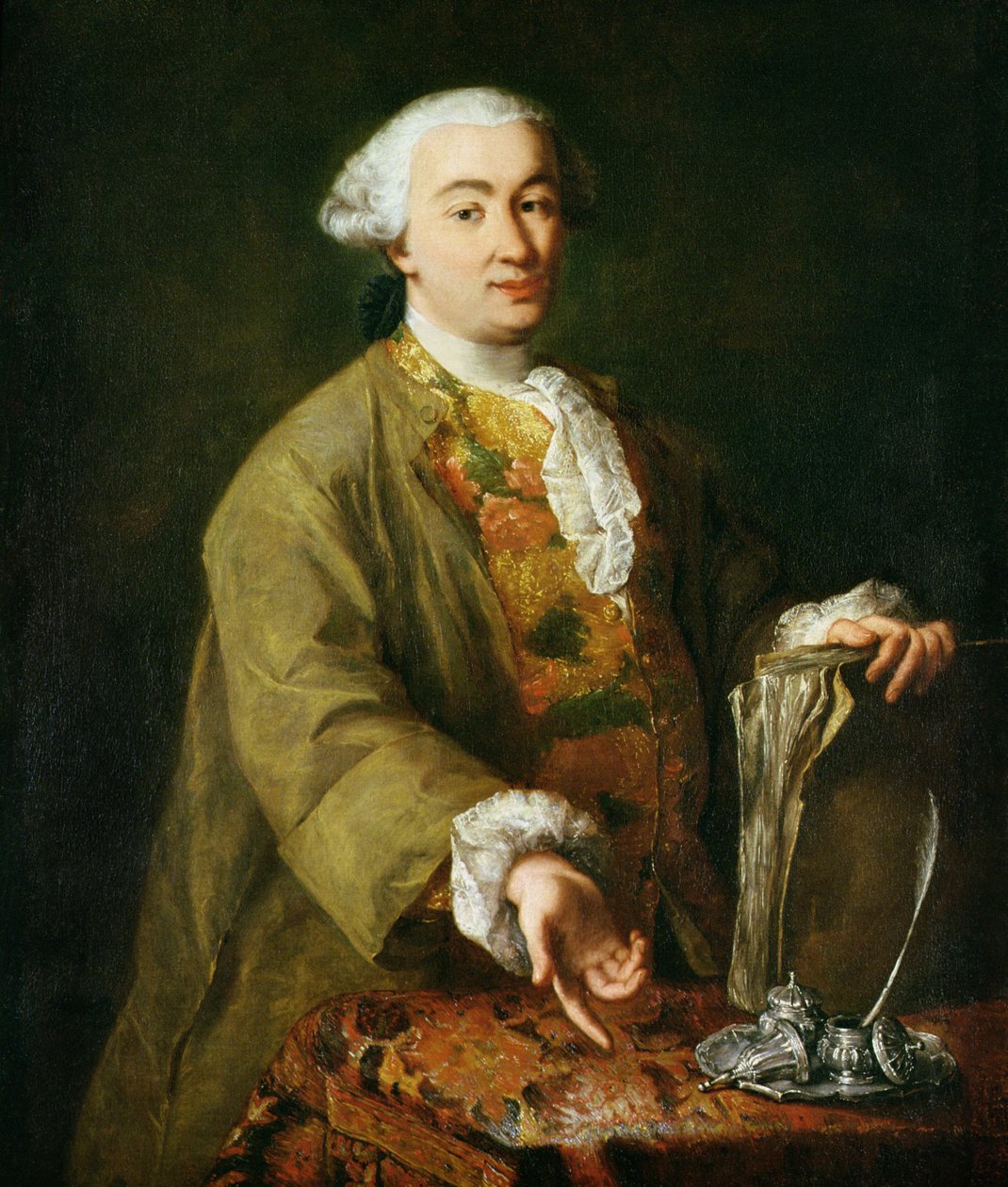Portret Carlo Goldoni autorstwa Alessandro Longhi