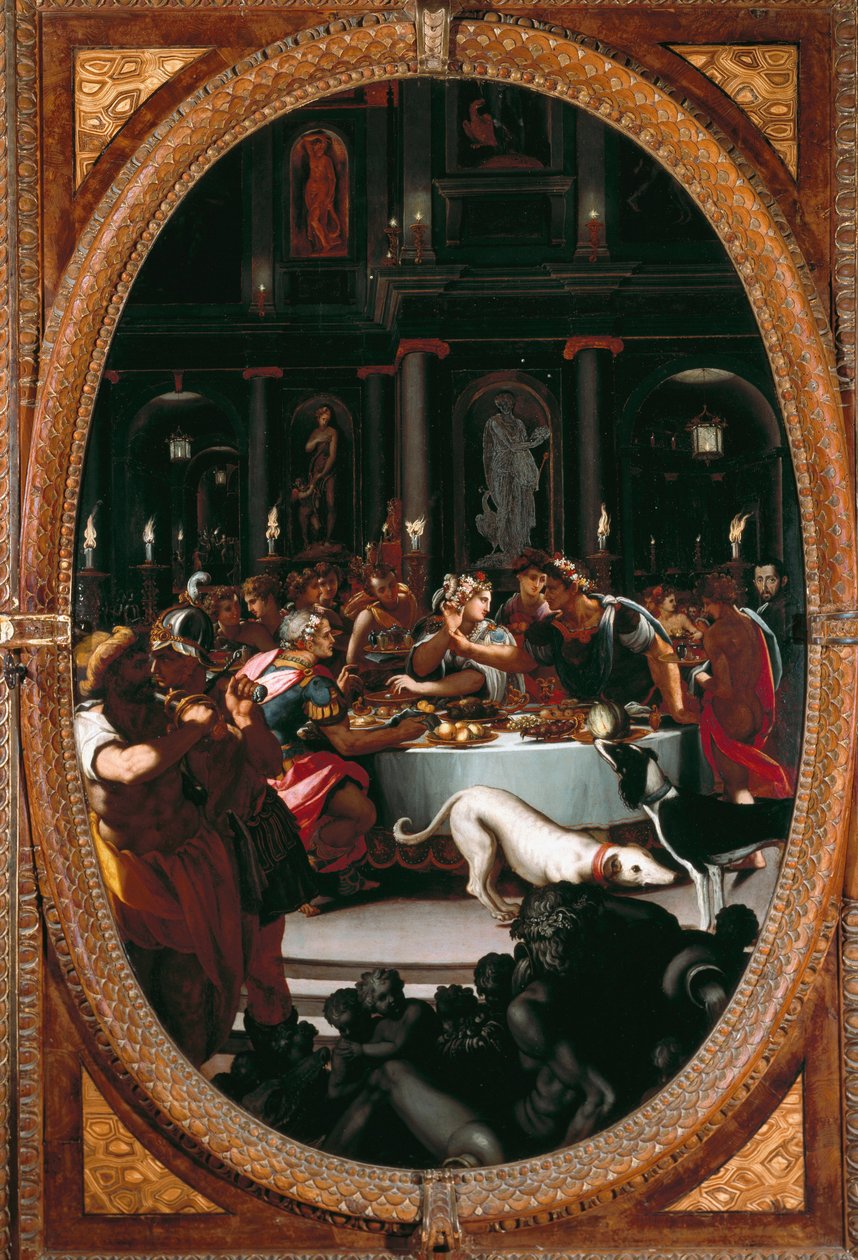 Bankiet Kleopatry (Malarstwo autorstwa Alessandro Allori